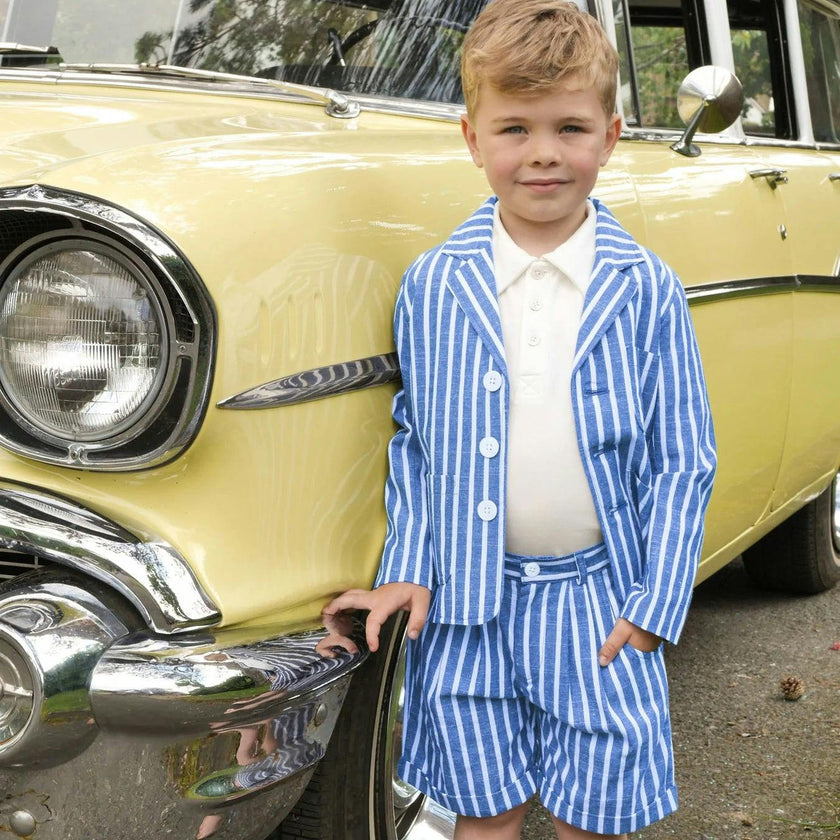 Oxford Stripe Shorts