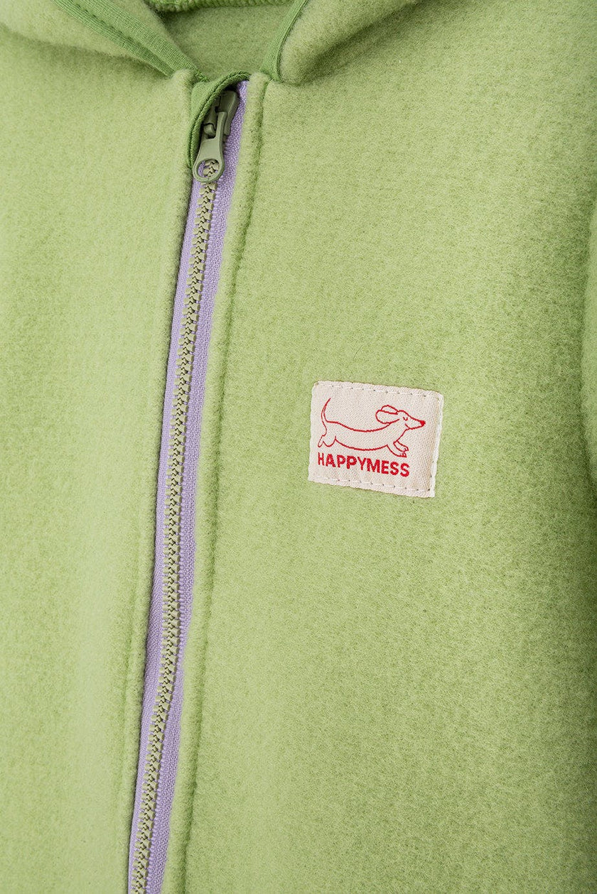 children's wool jacket - green pea