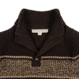 Organic Mock Neck Waffle Sweater