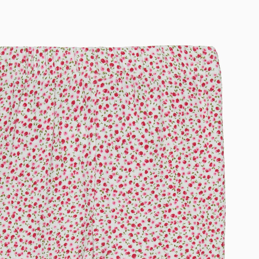 Baby Leggings in Red Cherry Floral