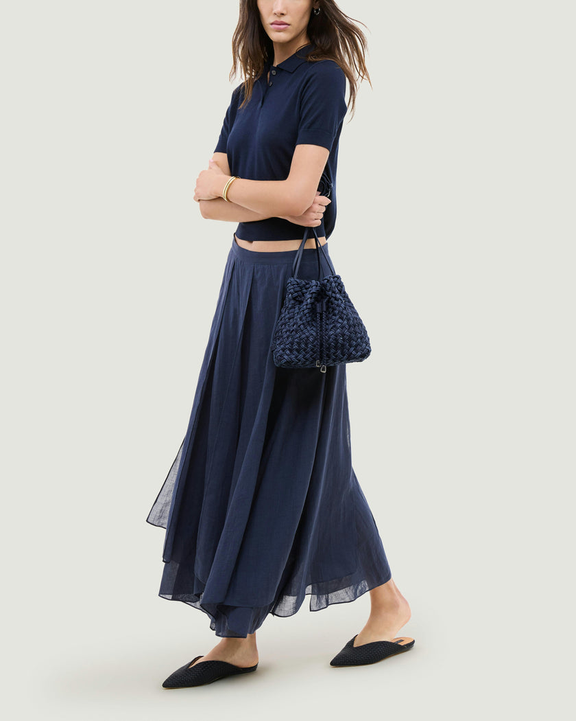 Gramercy Bucket Double Weave Denim | Indigo