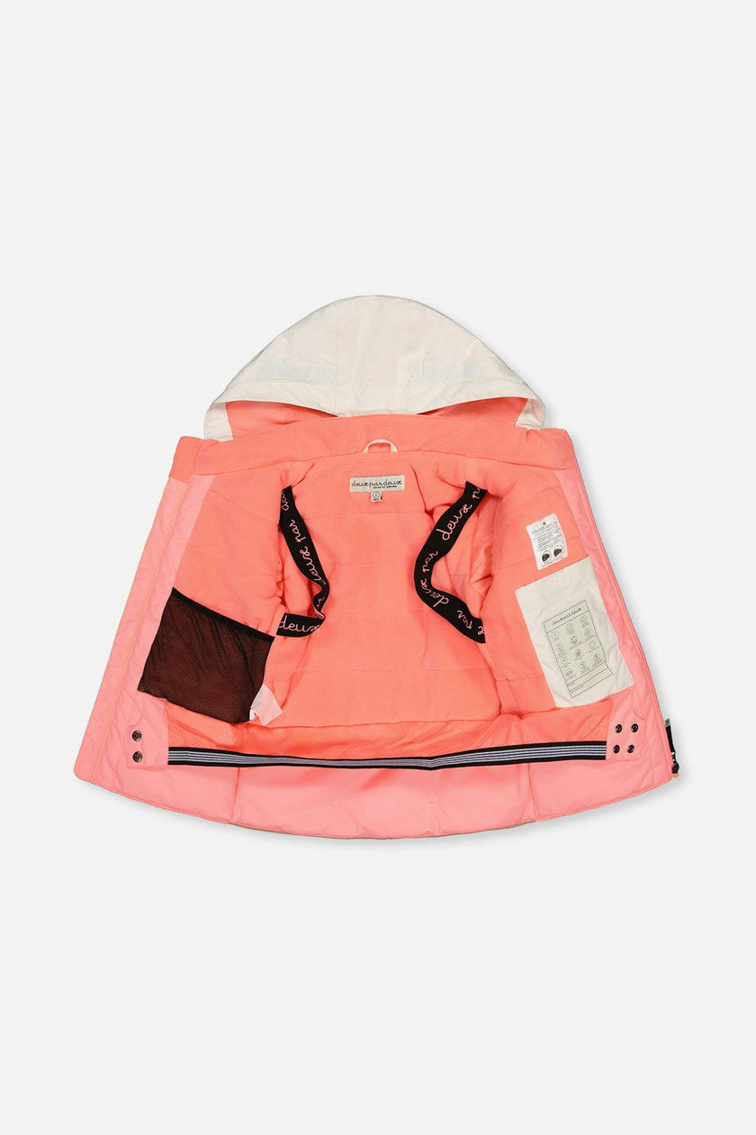 Two Piece Teknik Snowsuit Off-White And Pink