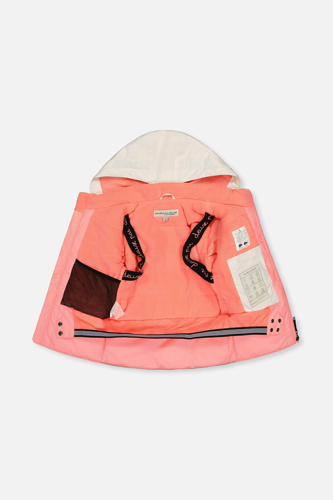Two Piece Teknik Snowsuit Off-White And Pink