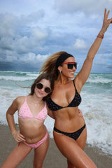 Women's Rainbow Sparkle Bikini Black