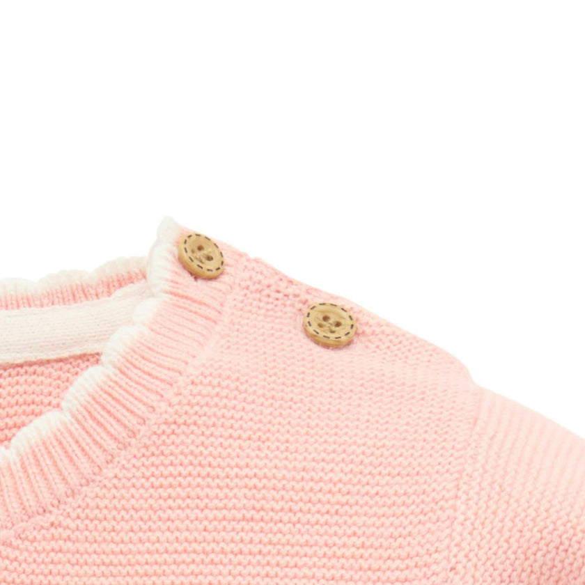 Embroidered Frida Jumper Guava Melange