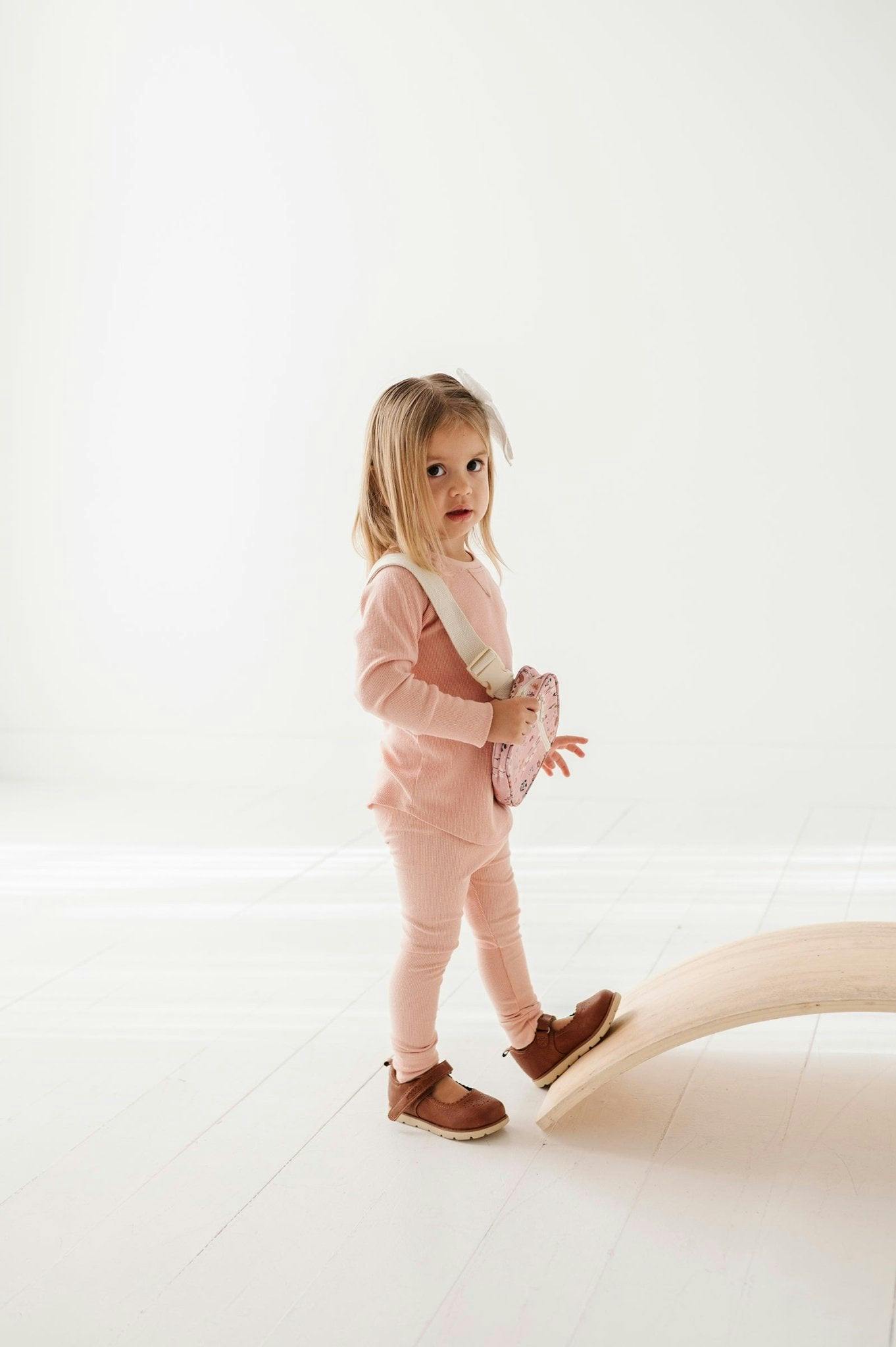 Ribbed Leggings Dusky Orchid