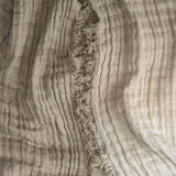 Multi-Layer Dove Grey Ombre Muslin Cotton Baby Blanket