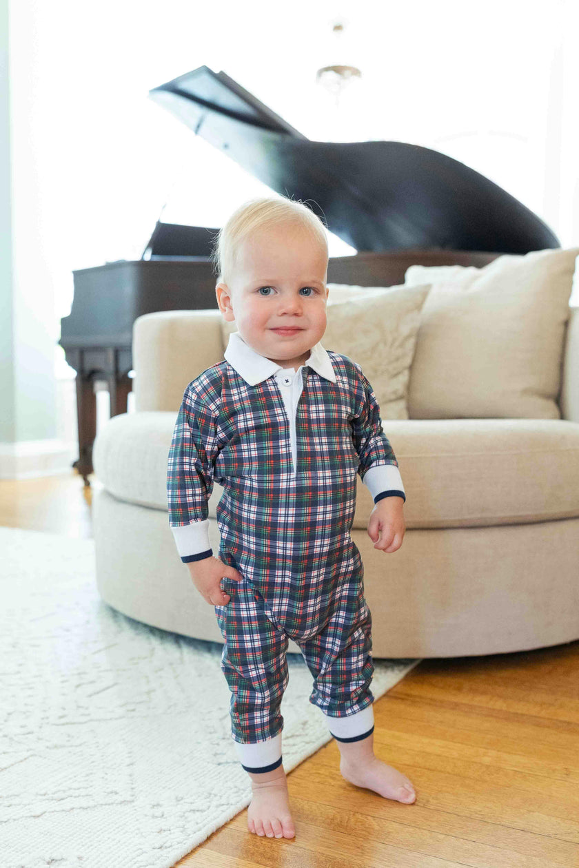 Plaid Knit Longall