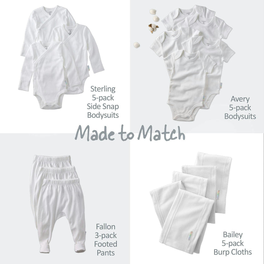 AVERY 5-Pack Short Sleeve Bodysuits