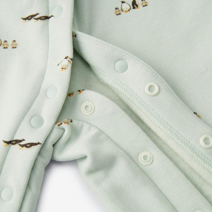Lil' Stretch Fleece Collar Jumpsuit