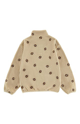 Embroidered Pull Over Fleece, Football Scramble