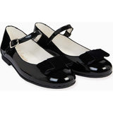 Patent Black Leather Girl Bow Mary Jane Shoes