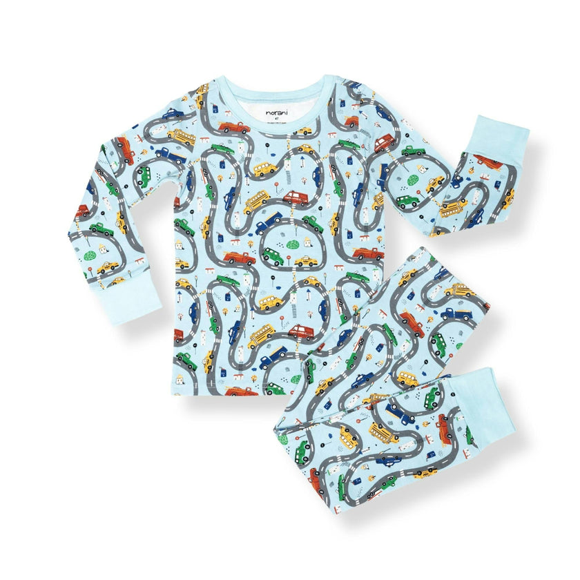 Print Long Sleeve Pajamas
