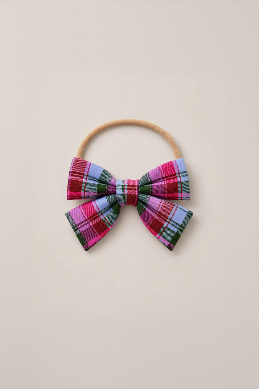 Hair Bows in Vibrant Plaid