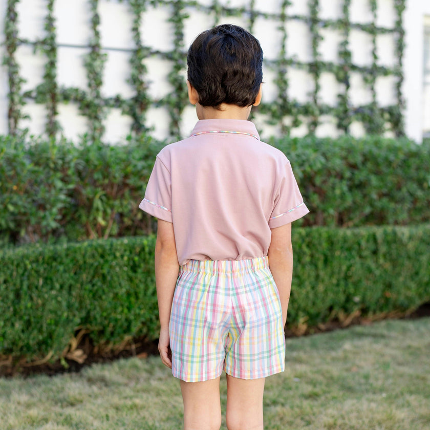 William Boy Polo Set - Pastel Gingham