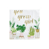 "You Grow Girl" Witty Cocktail Napkins