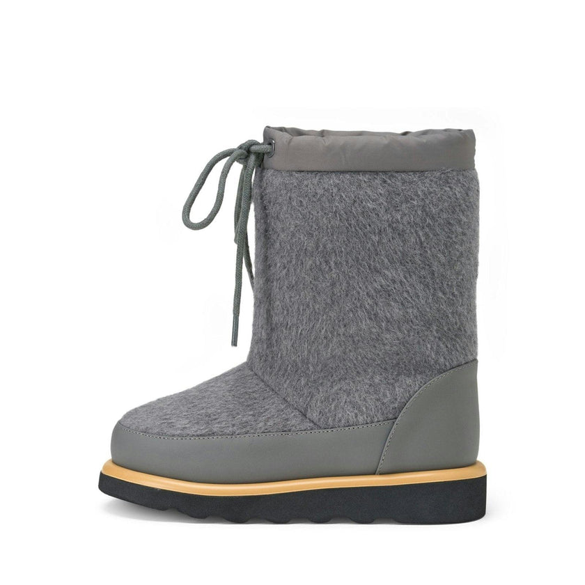 Rey Wool Dark Grey Boots