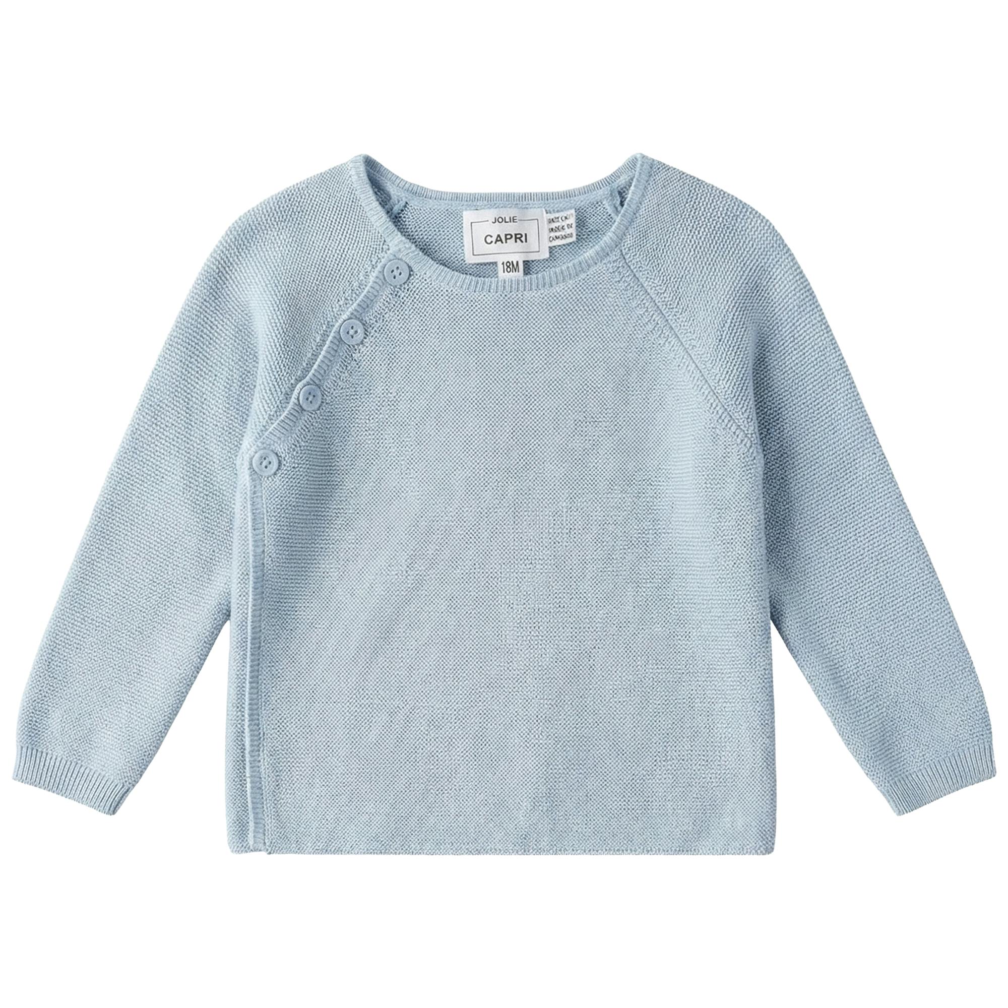 Wrap Cotton Knit Cardigan
