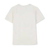 Ivory Optical Logo Print T‑Shirt
