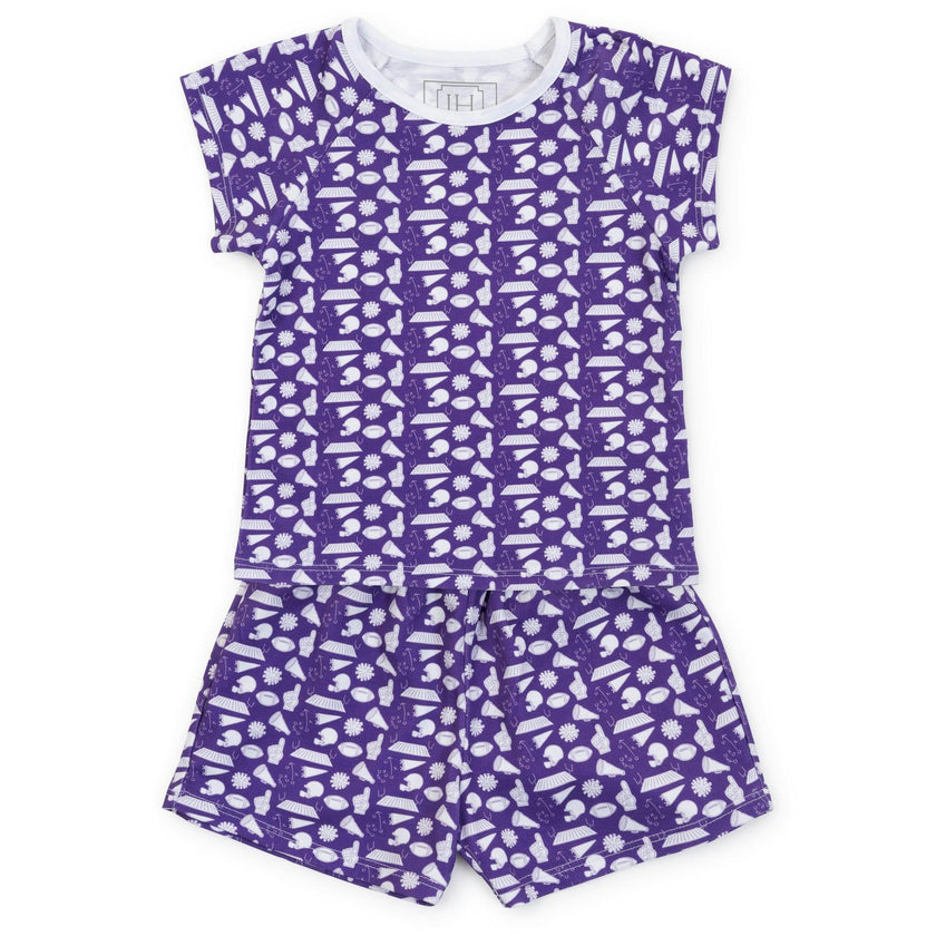 Emery Girls' Short Set - Pep Rally Purple