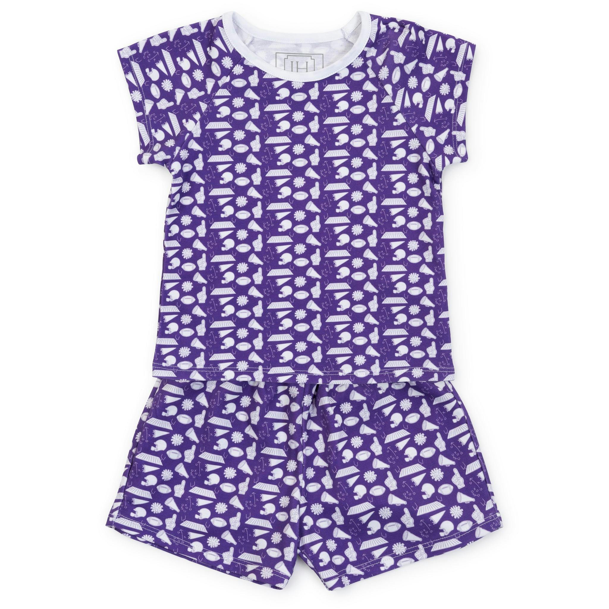 Emery Girls' Short Set - Pep Rally Purple