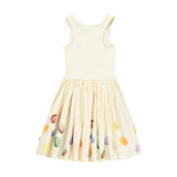 Molo Yellow Dress with Macaron Print