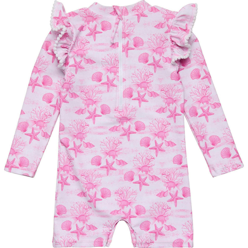 Pink Lagoon LS Sunsuit