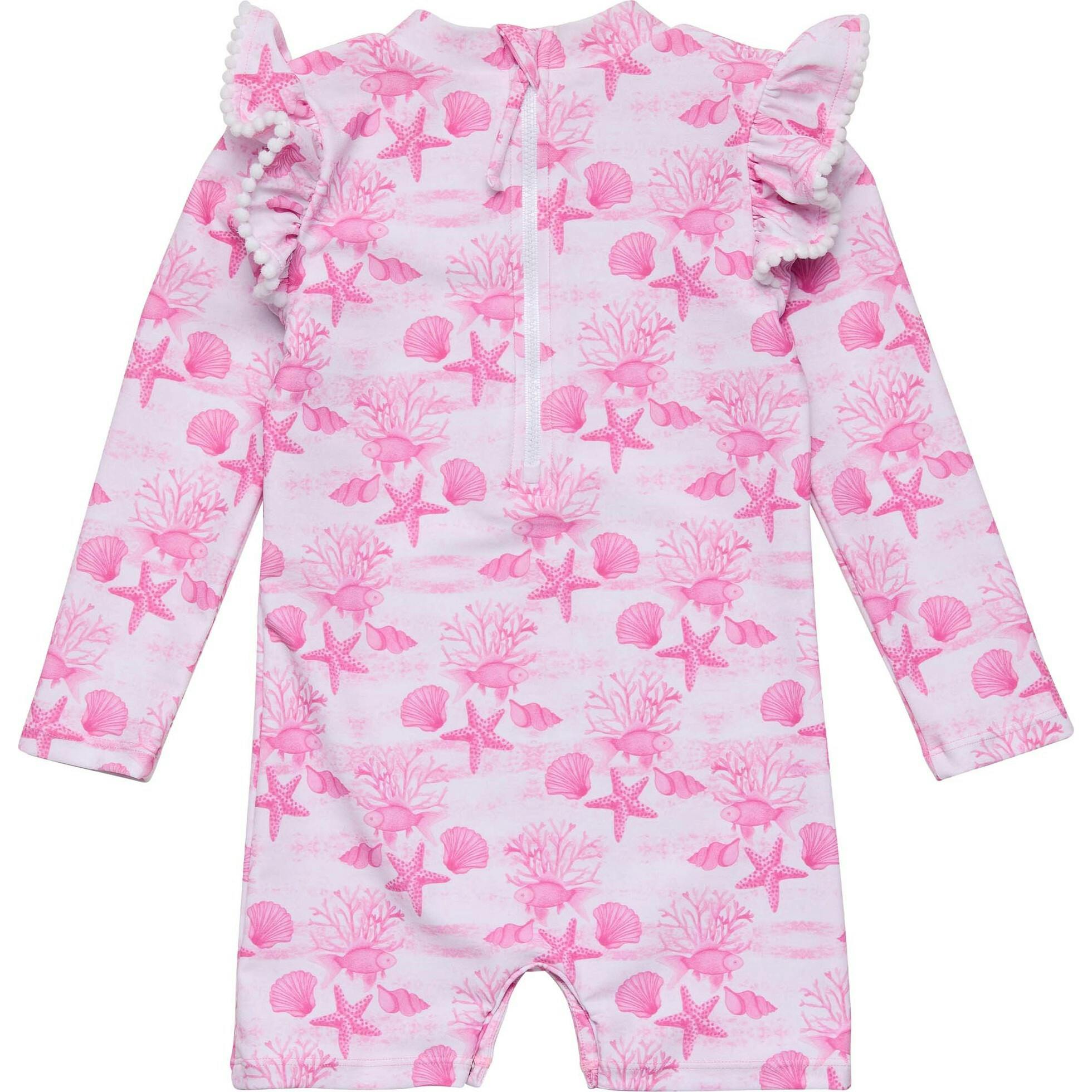 Pink Lagoon LS Sunsuit