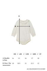 Bea Onesie in Ivory