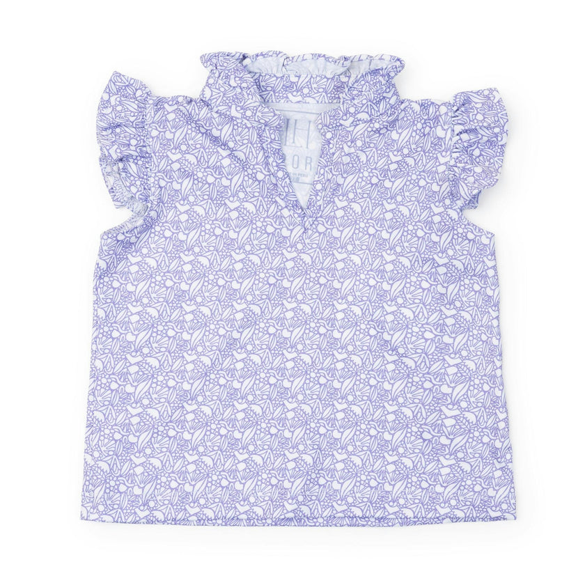 Ellie Girls' Sleeveless Performance Top by LH Sport - Petal Pop Purple