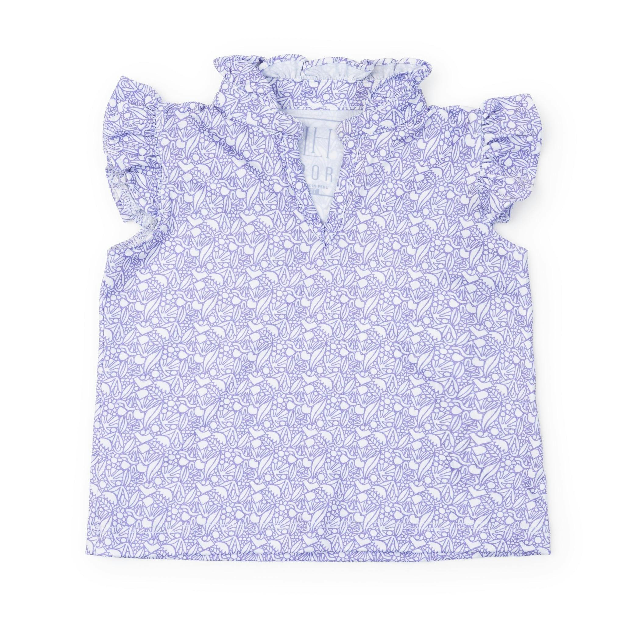 Ellie Girls' Sleeveless Performance Top by LH Sport - Petal Pop Purple