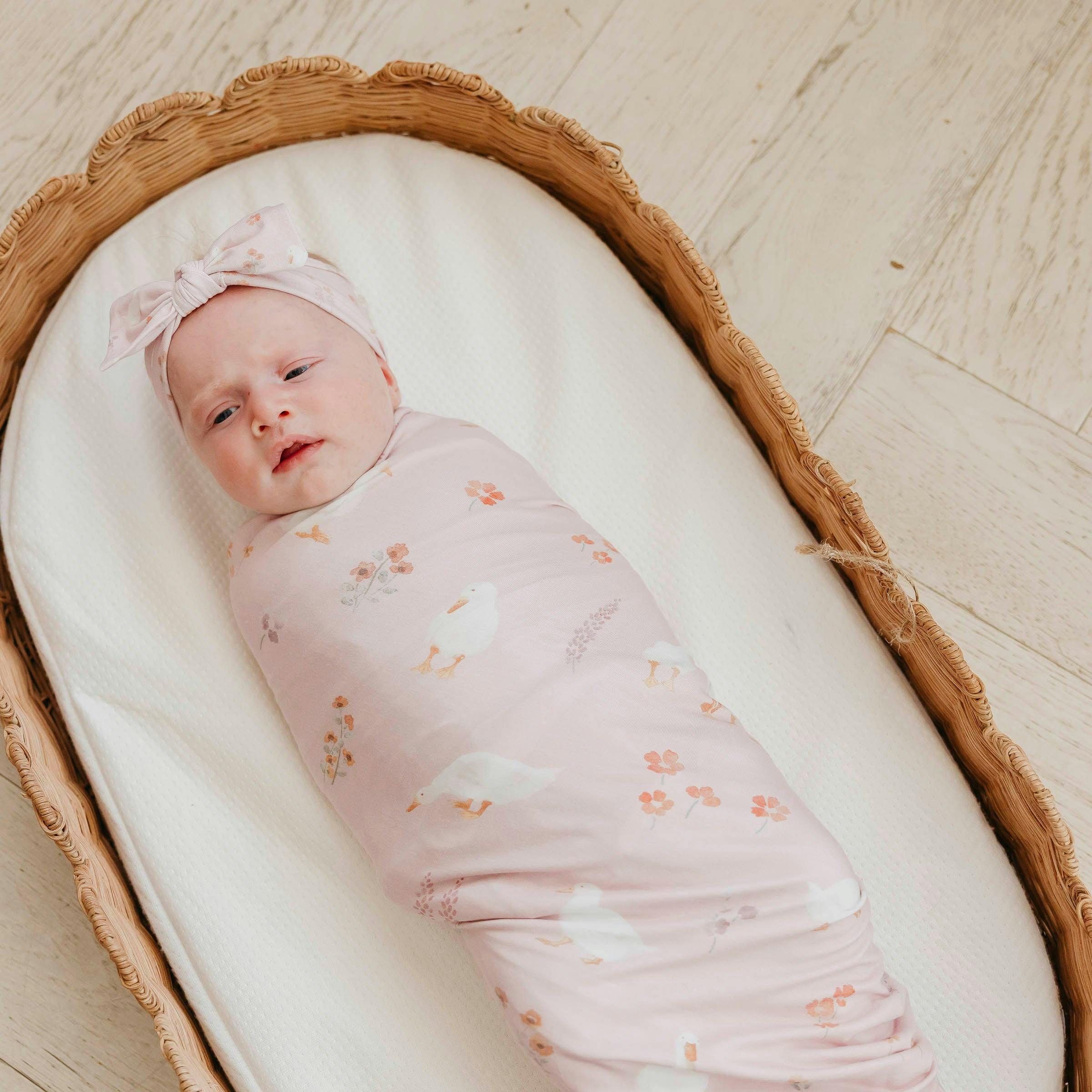 Knit Swaddle Blanket - Gigi