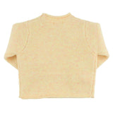 Bows Fuzzy Roll-Edge Knitted Pullover