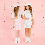 Cherry Good Day Short Sleeve T-Shirt - Ballet