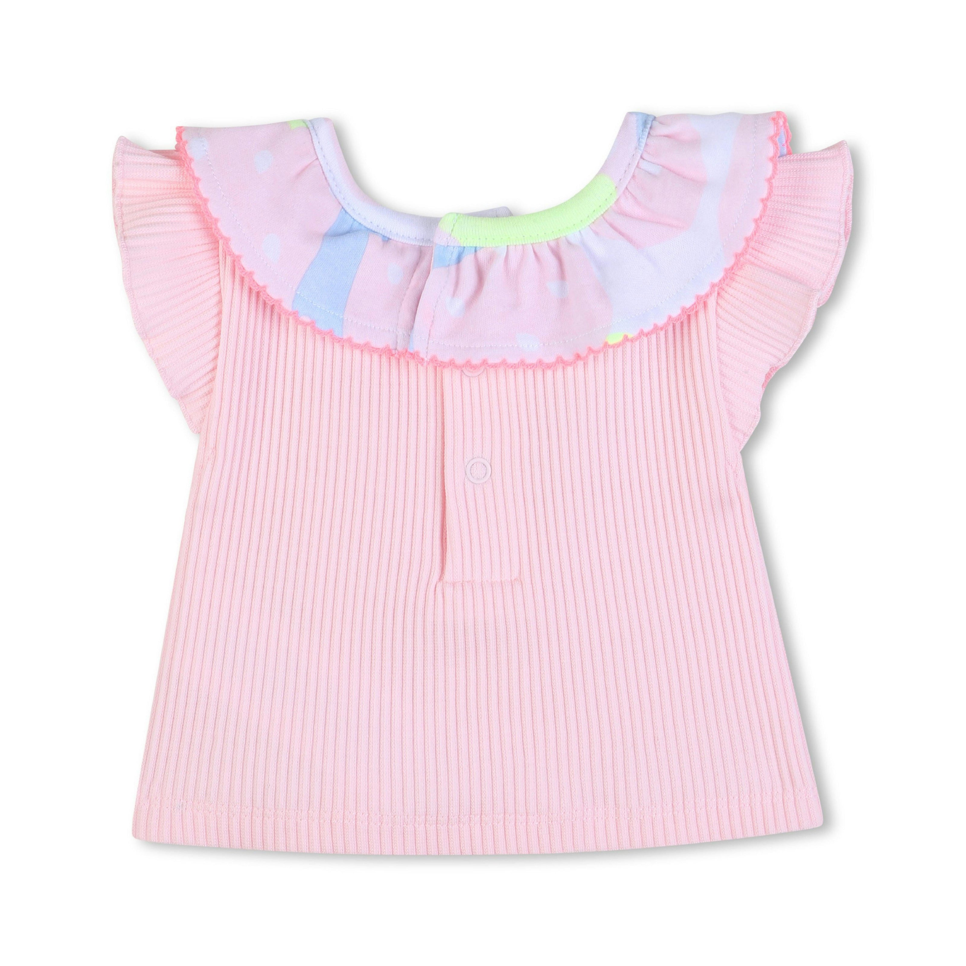 Light Pink Baby Top & Shorts Set