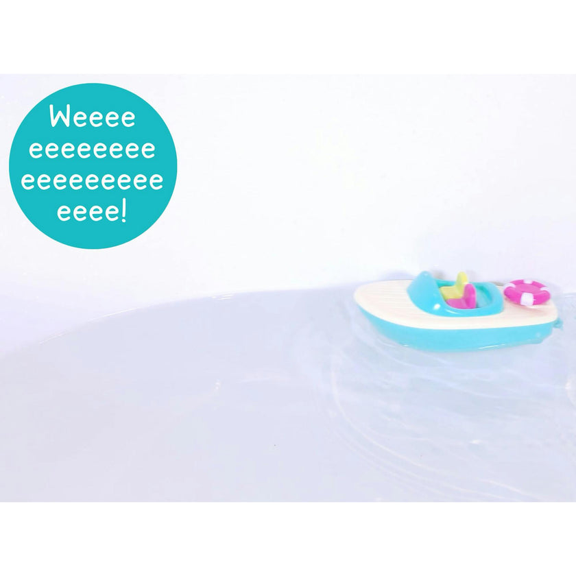 Bath Time: Wind-Up Race Boat