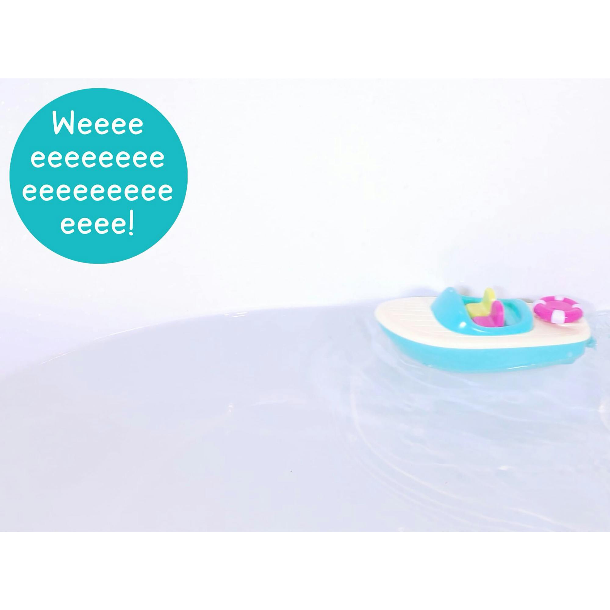 Bath Time: Wind-Up Race Boat
