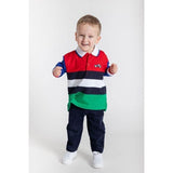 Jersey Knit Polo With Race Car