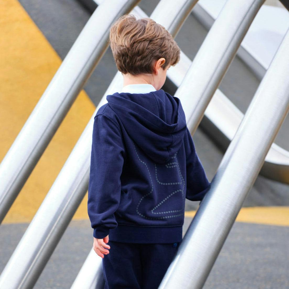 Moai Gift Box with Mystery Dot Kids Zip-Up Hoodie, Book, and Activities