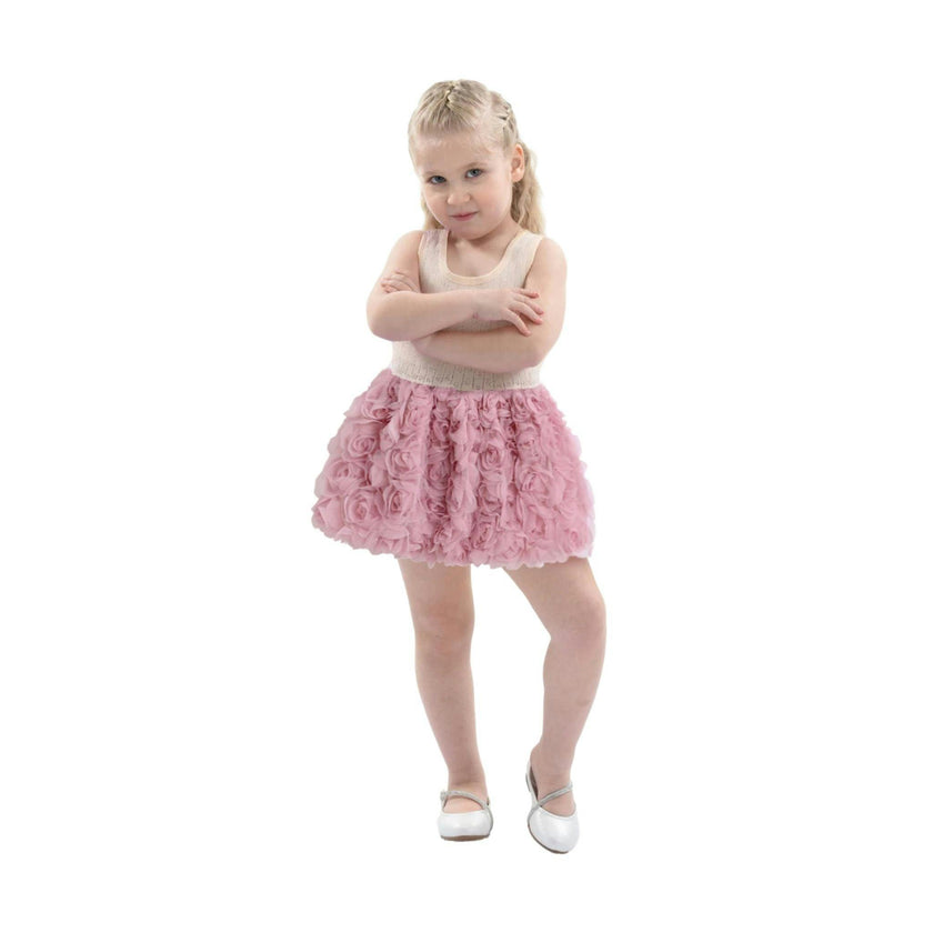 Ivory Rose Rabbit Cardigan Dress