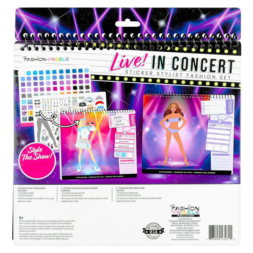 Sticker Stylist Fashion Set: Live in Concert