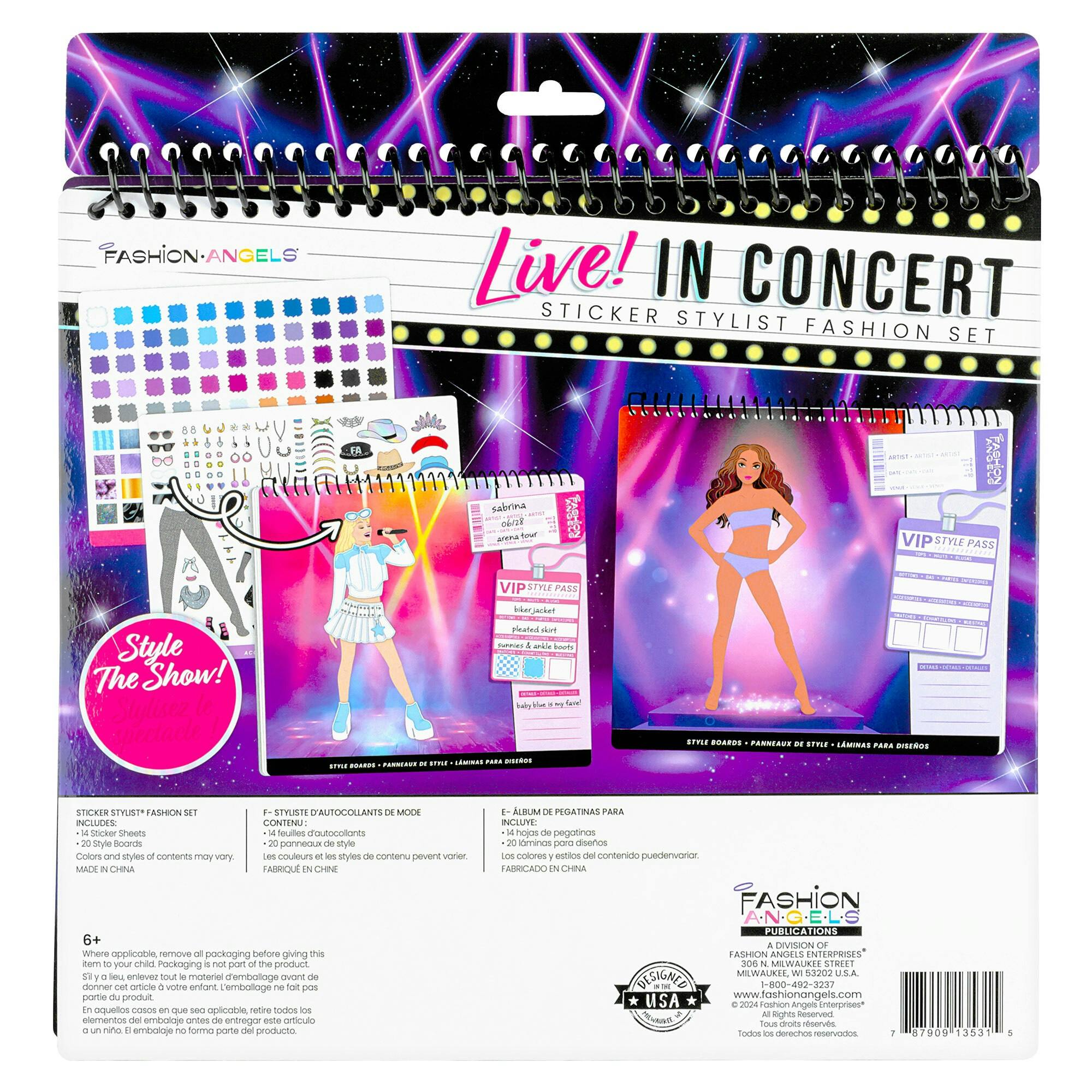 Sticker Stylist Fashion Set: Live in Concert