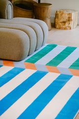 Illusion Stripe Modern Rug