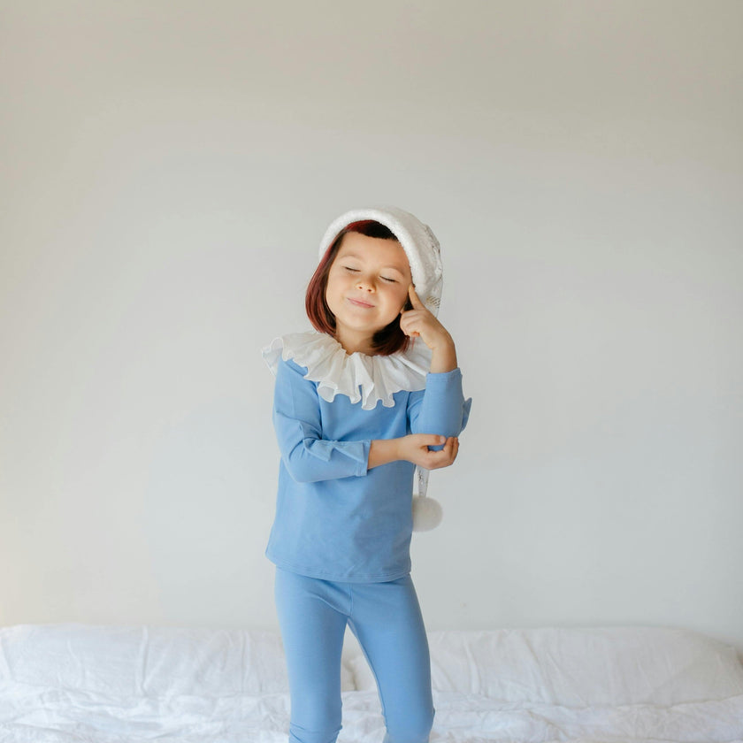 Blue Hanukkah Elf Pajama Costume