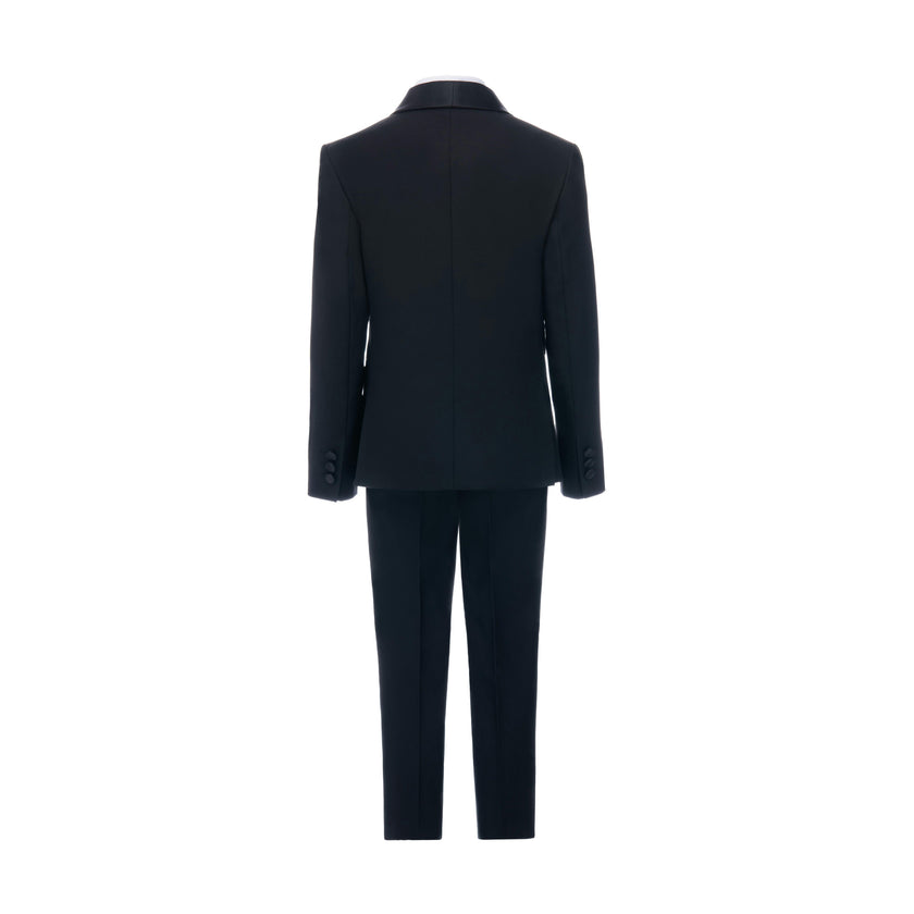 Black Suit with Black Shawl Lapel