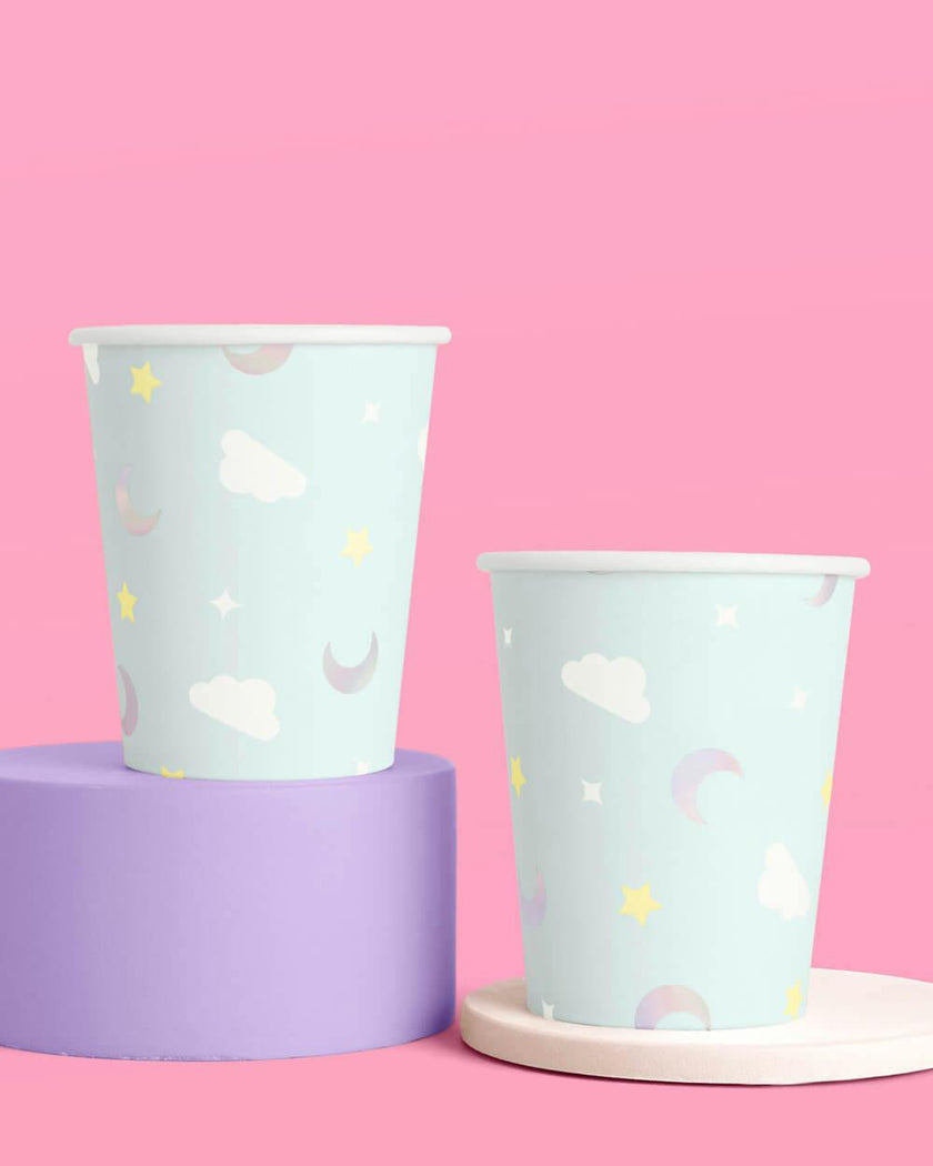 Over the Moon Cups - 50 paper cups