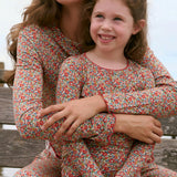 girls Betsy Ann pima pajamas set made with Liberty Fabrics