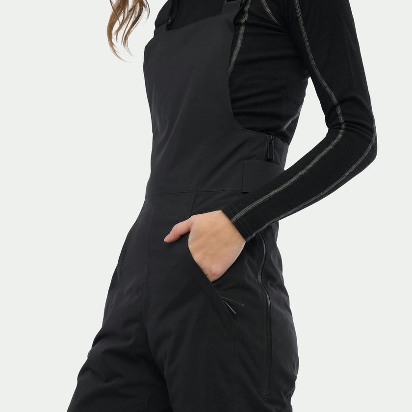 Carson Bib Pant Black