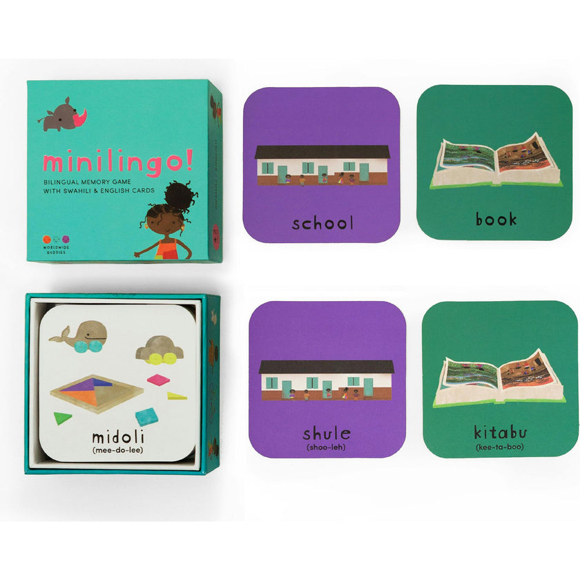 Minilingo, Swahili/English Flashcards