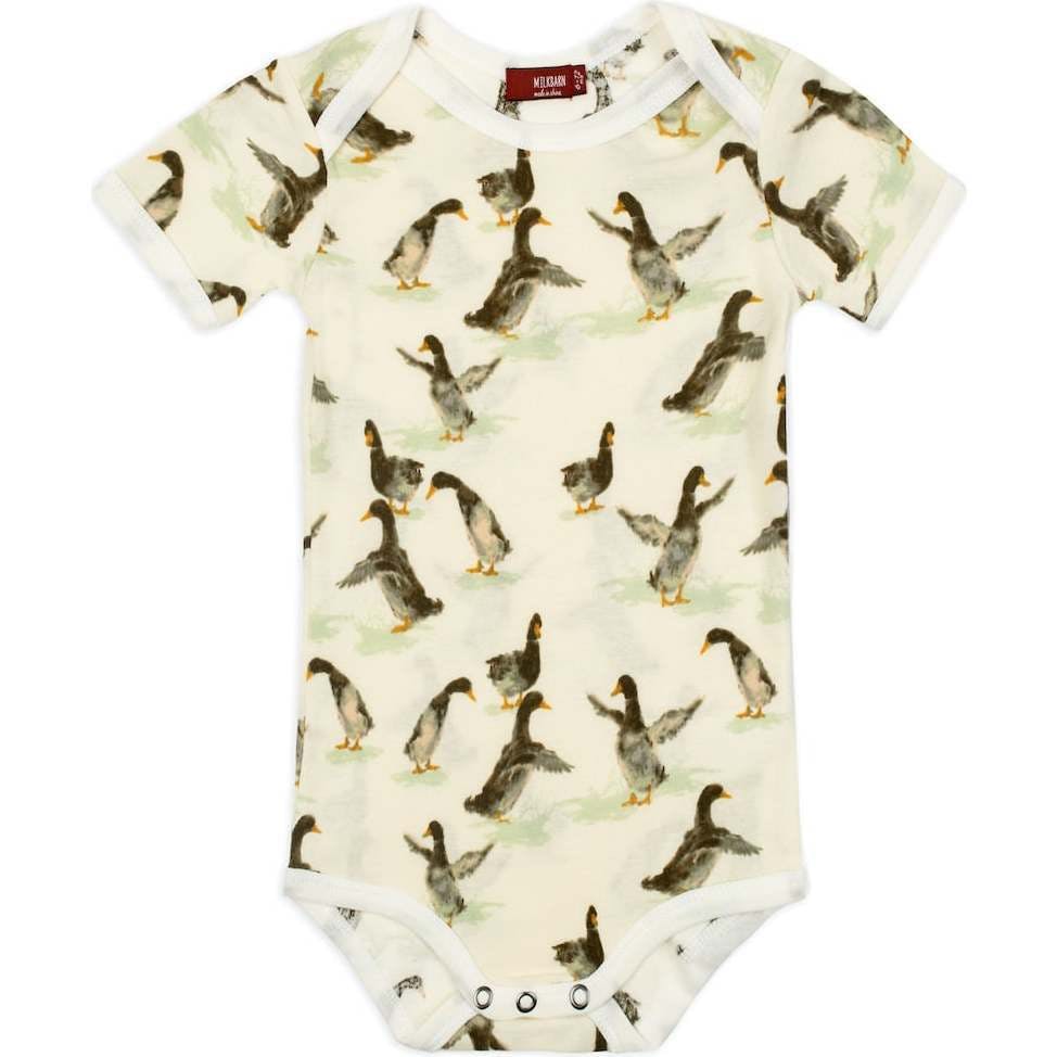 Organic Cotton Short Sleeve One Piece